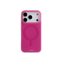 Coque magnétique ultra-fine de style sportif avec grande ouverture pour une circulation optimale de l'air, protection anti-jaunissement pour téléphone portable et protection d'écran