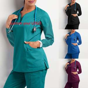 Quality Cheap Designer Male Unisex Cotton Orange Pink Plus Size Women Scrubs Uniform - Product Image 1