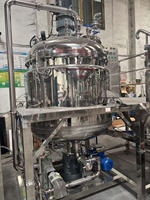 Mélangeur automatique industriel certifié CE 1000 kg pour mayonnaise, homogénéisateur sous vide cosmétique, équipement de fabrication de lotions