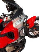 Support de Paddock pour Moto MV Moto Guzzi de Qualité Supérieure, Usiné CNC pour Barre de Protection Moto, en Acier/Acier Inoxydable/Aluminium