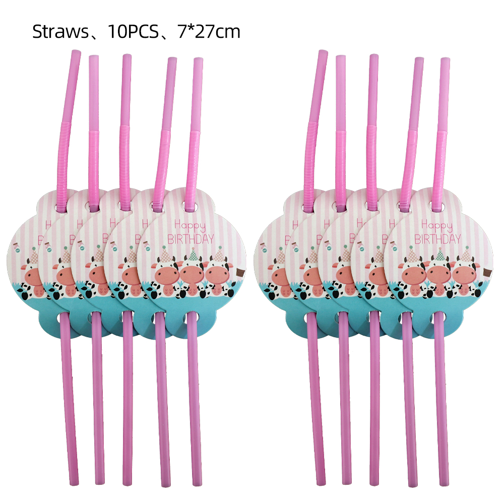 10pcs pailles
