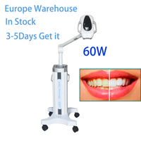 Lampe laser zoom de couleur noire, appareil professionnel de luxe pour le blanchiment des dents, lumière led, pour salon, livraison gratuite, 60w, en stock