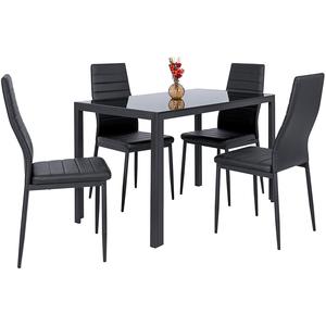 Juego de Mesa de Comedor Redonda de Mármol a Precio Competitivo, Muebles de Sala de Estar de Vidrio Templado de Malasia - Product Image 6