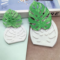 Moule en silicone 3D motif feuille de tortue et feuille de bambou, pour décoration de gâteaux et bonbons, résistant aux hautes températures