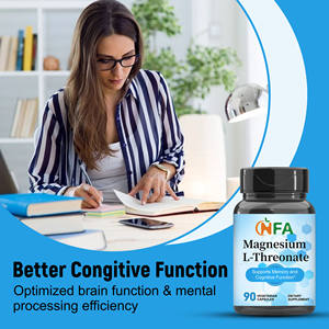Capsules de L-thréonate de magnésium OEM ODM avec cellulose végétale de magnésium, améliorent la mémoire et soutiennent la santé du cerveau - Product Image 3