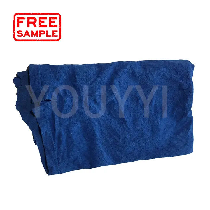 Kaus warna gelap kain lap industri kain pembersih katun lokakarya kain lap bekas tisu katun campuran
