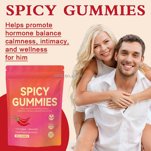 Gomitas Veganas 100% Naturales Sin GMO para el Equilibrio Hormonal Masculino, Calma, Intimidad y Energía con Maca, Muira Puama y Jengibre Picante (30 Unidades) - Product Image 4