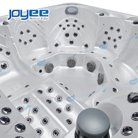 JOYEE Spa extérieur japonais avec massage vidéo, spa sexuel, massage japonais vidéo, télévision, jacuzzi en acrylique, jacuzzi de jardin
