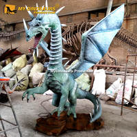 Décoration de parc MY DINO Dragons mythologiques animatroniques pour exposition