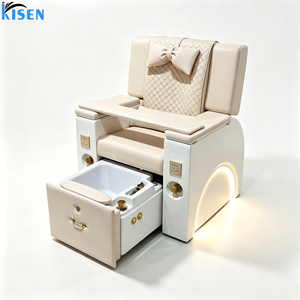 Mobilier de salon de beauté KISEN, luxe moderne, spa électrique pour les pieds, massage, chaise multifonctionnelle pour manucure et pédicure inclinable - Product Image 1