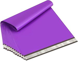 Sacs d'expédition en polybulle Huamaohengchun 24x24 pouces, violets, lot de 100, robustes, épais, auto-adhésifs, imperméables - Product Image 1