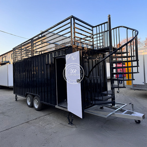 Tùy chỉnh 5.5m <span class=keywords><strong>container</strong></span> bar sân thượng sử dụng bia cà phê thực phẩm kiốt nhà bếp nhà di động nhà để bán - Product Image 6