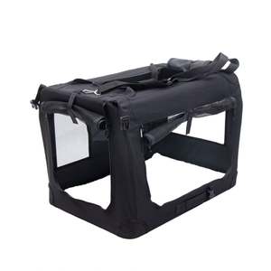 Multifunction Indoor Outdoor Nylon Pet <b>Crate</b> with Mesh Mat Collapsible Soft <b>Dog</b> Cat Bag Portable Pet Soft <b>Crate</b> - Product Image 2