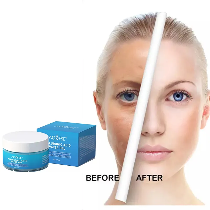 Diep Hydraterende Hyaluronzuur Water Gel Anti Veroudering Collageen Gezichtscrème Gel Masker Hydraterende Crème