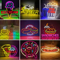 Enseigne au néon LED personnalisée pour club, fête, bâtiment, publicité, enseigne lumineuse directionnelle, enseigne en forme de nombre, bandes LED