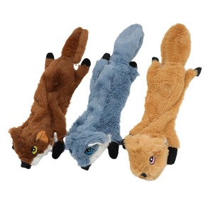 Jouet interactif en peluche souple non rembourré pour chien, jouet à mâcher durable et résistant aux morsures, jouet pour chiot compagnon auto-entretenant - Product Image 5