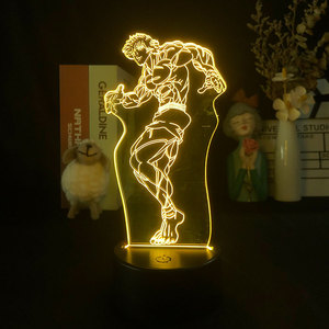 Lámpara LED de Baki el Luchador, Decoración para Dormitorio Infantil, Modelo Masculino Musculoso, Regalo de Cumpleaños con Control Remoto, Lámpara Acrílica 3D - Product Image 4