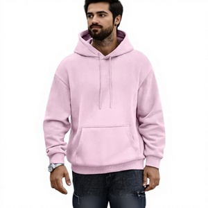 Sweat-shirt à capuche zippé pour homme, coupe classique, couleur unie, en coton peigné 100 %, respirant, écologique, manches classiques, décontracté - Product Image 5