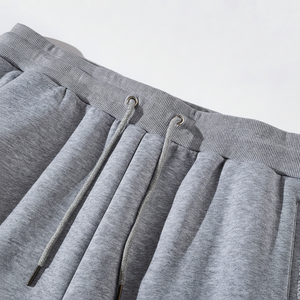 กางเกงวอร์มผู้ชายผ้าฟลีซหนานุ่มสำหรับฤดูหนาว 350gsm แห้งเร็ว ระบายอากาศดี ทรงตรง สปอร์ต รับปักโลโก้ตามสั่ง - Product Image 1