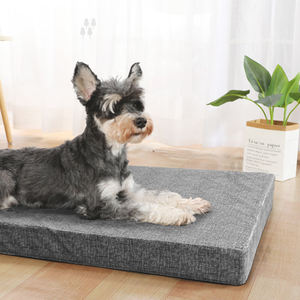 Venta al por mayor grande antideslizante extraíble rectángulo grueso espuma ortopédica perro cama Mat cojín - Product Image 2