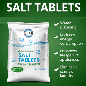 Tablettes de <span class=keywords><strong>sel</strong></span> de qualité alimentaire industrielle pour adoucisseur d'eau NaCl, pureté minimale de 99 %, en conditionnements de 5 kg/10 kg/50 kg - Bon prix - Product Image 1