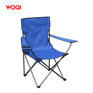 Chaise de camping pliable en métal au design moderne WOQI avec porte-gobelet, chaise de voyage pas chère pour enfants avec sac de transport pour une utilisation en extérieur - Product Image 2