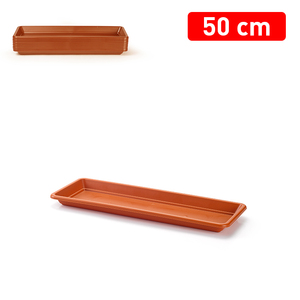 Sottovaso da 50 cm in Plastica Resistente e Riutilizzabile per Contenitori Domestici - Product Image 1