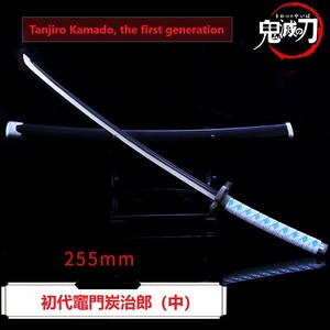 Cosplay Demon Slayer aleación juguete espada Demon Slayer espada <span class=keywords><strong>de</strong></span> Metal, tamaño grande Anime samurái espada <span class=keywords><strong>la</strong></span> hoja del fantasma 26cm - Product Image 3