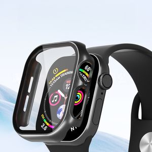 Accessoires pour montre intelligente pour adultes pour <span class=keywords><strong>Apple</strong></span> <span class=keywords><strong>Watch</strong></span> Series 11 10 Protection d'écran en verre trempé Housse pour montre intelligente - Product Image 1