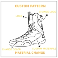 Chaussures de boxe ultra-légères personnalisées en usine, OEM, fabriquez vos propres chaussures de boxe respirantes, antidérapantes et de haute qualité