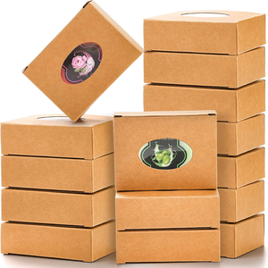 Tùy chỉnh in có thể gập lại Kraft xà phòng Hộp bao bì cho tự chế xà phòng hộp - Product Image 1