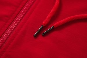 Survêtement d'hiver unisexe pour hommes et femmes, sweat à capuche imprimé 80% coton 20% polyester uni noir avec fermeture éclair, vente en gros - Product Image 3