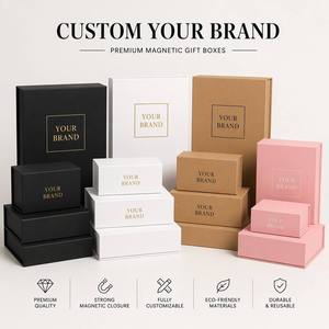 Caja Magnética Rígida para Kit de Regalo Promocional Premium con Detalle de Listón y Presentación de Temporada - Product Image 2