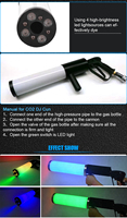 Pistolet à CO2 Marslite pour effets spéciaux de scène, pistolet à CO2 portatif pour DJ, machine à brouillard, pistolet à air