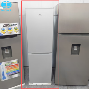 Refrigerador de Dos Puertas de Gran Capacidad de 193L, Refrigerador Vertical Compacto Plateado con <span class=keywords><strong>Congelador</strong></span> Inferior - Product Image 2