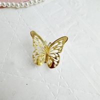 Acryl Gold Schmetterling Cake Topper 3D Schmetterling Kuchen Dekoration Kuchen Zubehör