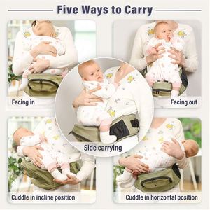 BSCI Factory Ergonomic Non-Slip Toddler <b>Carrier</b> <b>Baby</b> <b>Hip</b> <b>Seat</b> <b>Carrier</b> with Advanced Adjustable Waistband for Newborns - Product Image 4