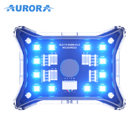 Aurora Led RGBW Rock Lights Underbody Trail Rig Light High Lumens White Led Rock Lights para camiones Coche ATV UTV 4x4 OffRoad SUV