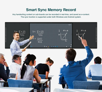 Vente flash : Tableau numérique intelligent Nano à écran tactile 4K de 86 pouces pour salles de classe intelligentes