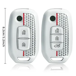 Étui de clé en silicone pour Renault Kwid 2023 Trafic Clio Kadjar Clio 5 Captur Arkana Sandero Stepway Logan <span class=keywords><strong>Twingo</strong></span> - Product Image 6