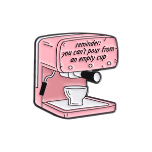 Conception créative drôle dessin animé <span class=keywords><strong>Vintage</strong></span> <span class=keywords><strong>cafetière</strong></span> Fax Machine alliage broche mode vêtements sac accessoires Matel artisanat - Product Image 4