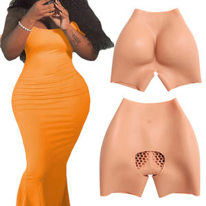 Sexy Vrouw Ondergoed Borst Vorm Afrikaanse Nep Bum Slipje Vrouwelijke Siliconen Butt Panty En Gewatteerde Heup Shaper Siliconen Billen - Product Image 1