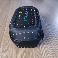 Étui de rangement en EVA avec fermeture éclair pour accessoires de lunettes VR 3D personnalisées, sac de transport pour accessoires