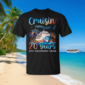 Camiseta Cruisin Through 20 Years para el 20º aniversario de la crucitaña - Product Image 3