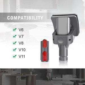 <span class=keywords><strong>Brosse</strong></span> de toilettage sous vide <span class=keywords><strong>compatible</strong></span> avec Dysons V11 V10 V8 V7 <span class=keywords><strong>V6</strong></span> avec adaptateur de convertisseur à dégagement rapide - Product Image 5