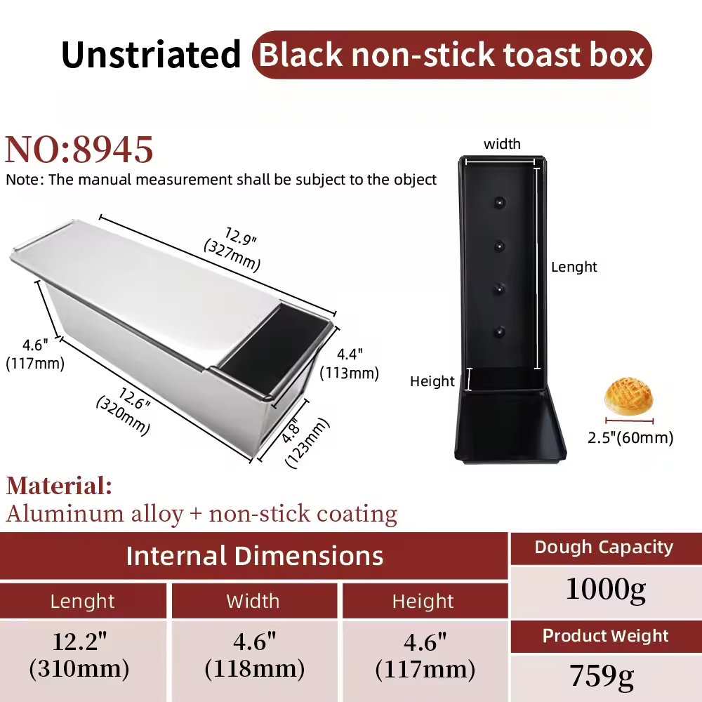 1000g - Antiadherente Negro