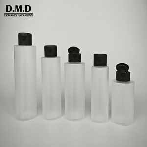 Thấp Moq Biểu Tượng Tùy Chỉnh <span class=keywords><strong>150Ml</strong></span> 60 Ml 2Oz 80Ml 100Ml Rỗng <span class=keywords><strong>150Ml</strong></span> 200Ml 250 Ml 300Ml 8Oz Nhựa Mờ Chai Với Màu Đen Lật Cap - Product Image 2