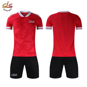 Personalizzazione di Fabbrica: Migliori Maglie Sportive da Calcio con Collo a V, Abbigliamento Sportivo Traspirante ad Asciugatura Rapida, Maglie Retro da Calcio - Product Image 1