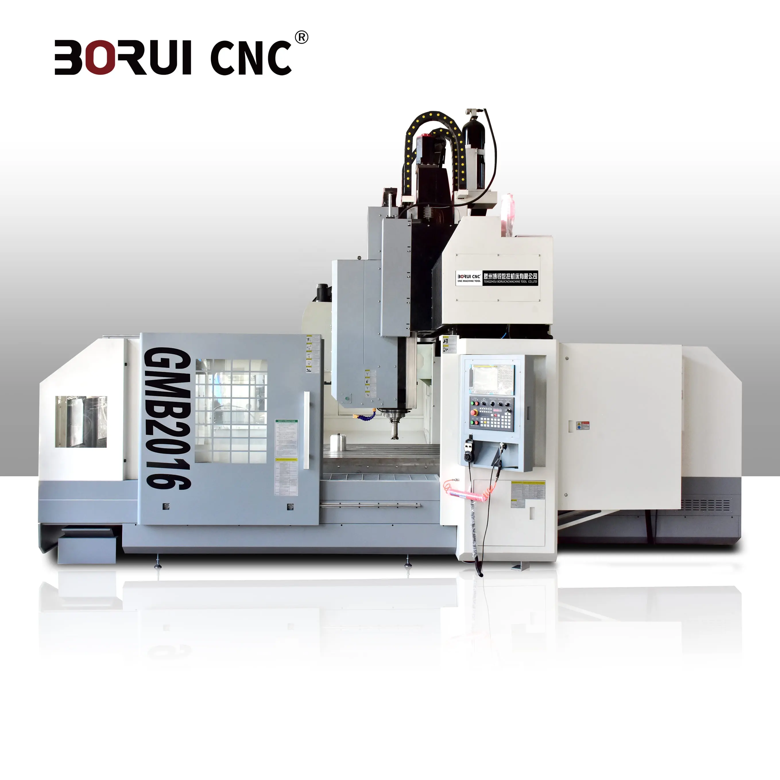 GMB2016 Factory Price Low Cost Heavy Duty 3 Axis 4 Axis Vertical Gantry CNC Milling Machine