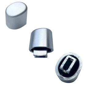 Copertura Cromata per Pulsante Leva Freno a Mano 1K0711303 per VW Golf 5 6 GTI MK5 MK6 Plus Jetta A5 Scirocco Eos <span class=keywords><strong>Seat</strong></span> <span class=keywords><strong>Leon</strong></span> 2 - Product Image 2